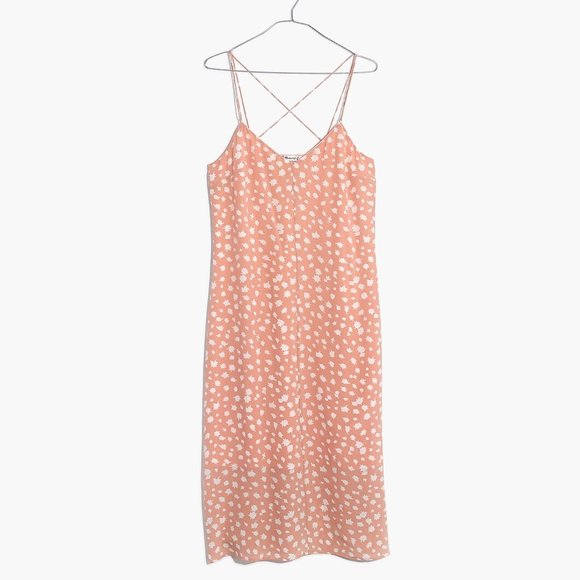 NWOT Madewell Silk Cami Slip Dress in Star Shower - Picture 2 of 8